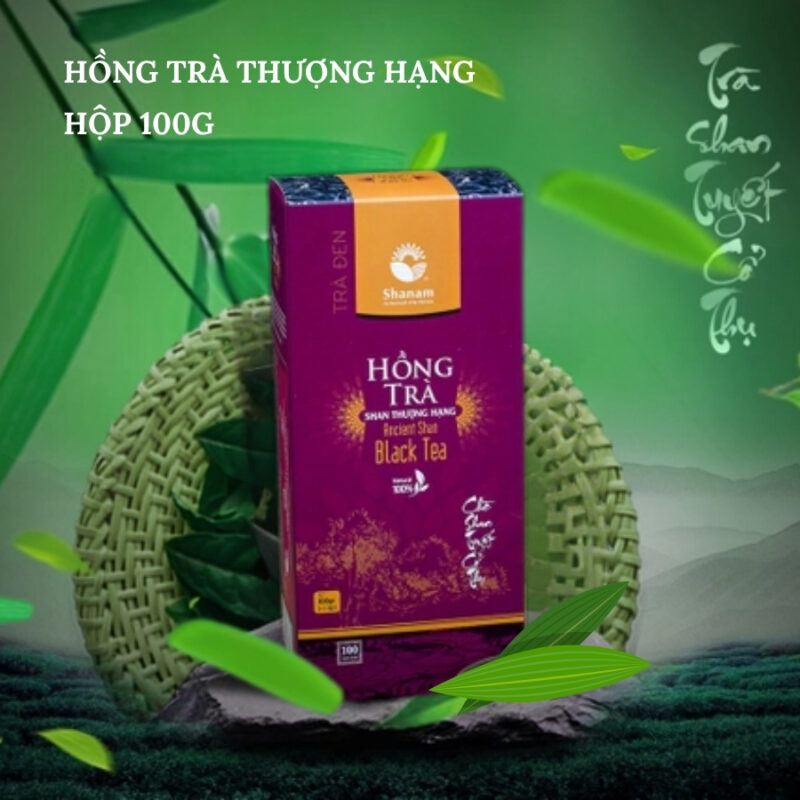 TRÀ ĐEN - HỒNG TRÀ THƯỢNG HẠNG HỘP 100GR