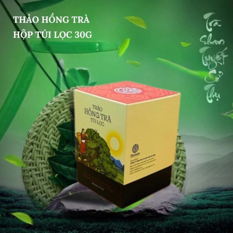 TRÀ ĐEN - THẢO HỒNG TRÀ TÚI LỌC HỘP 30G