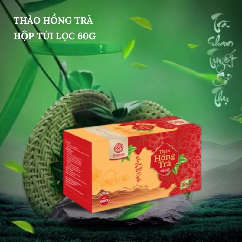 TRÀ ĐEN - THẢO HỒNG TRÀ HỘP TÚI LỌC 60G