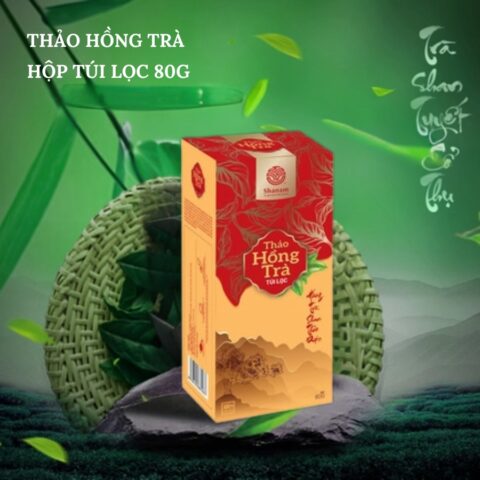 TRÀ ĐEN - THẢO HỒNG TRÀ TÚI LỌC HỘP 80G