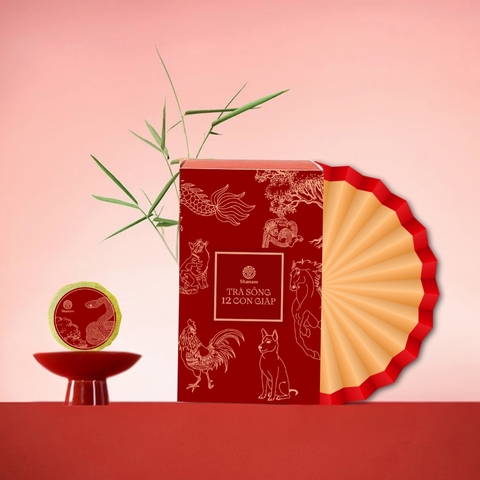 BÁNH TRÀ SỐNG YÊN BÁI 1T-3L HỘP 12 CON GIÁP 10G