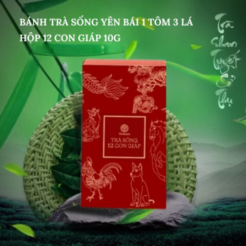 BÁNH TRÀ SỐNG YÊN BÁI 1T-3L HỘP 12 CON GIÁP 10G