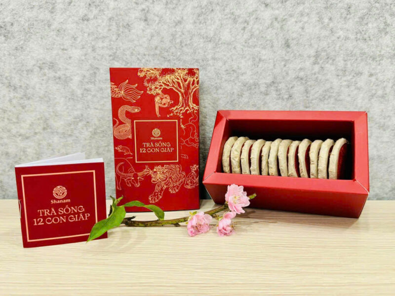 BÁNH TRÀ SỐNG YÊN BÁI 1T-3L HỘP 12 CON GIÁP 10G - Hình ảnh 4